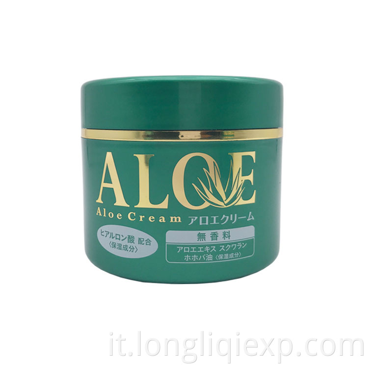 185g di crema all'aloe profumata in omaggio Gel di aloe vera biologico per il viso